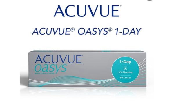 Acuvue oasys OASYS 1-Day, Daily Disposable Contact Lenses, Pack of 30 Lens Pack - Image 1