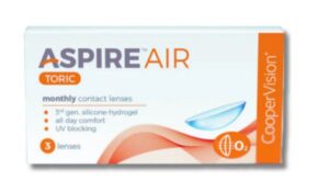 Aspire Air Toric Monthly CooperVision 3 Lens Pack